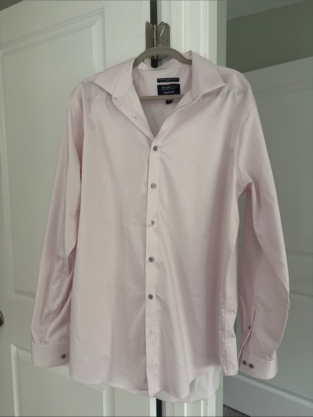 Kenneth Cole Light Pink Men's Dress Shirt